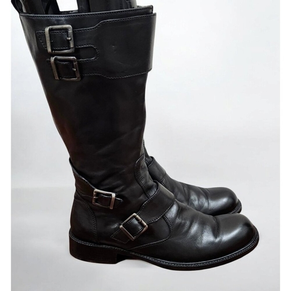 Barbara Bui biker boots size EU 40 US 9.5/10 - Picture 1 of 15